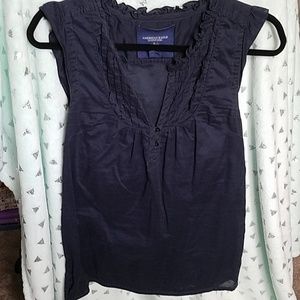 Navy American Eagle Sleeveless Top